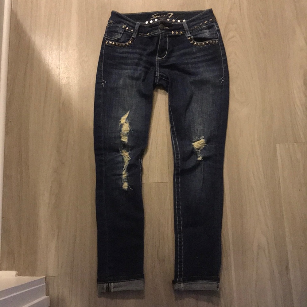 Destructed Seven jeans